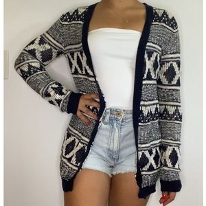 Tribal Knit Cardigan